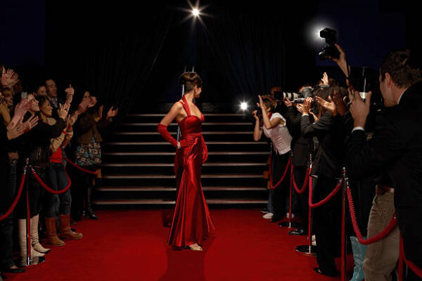 how a celebrity might roll up to the red carpet