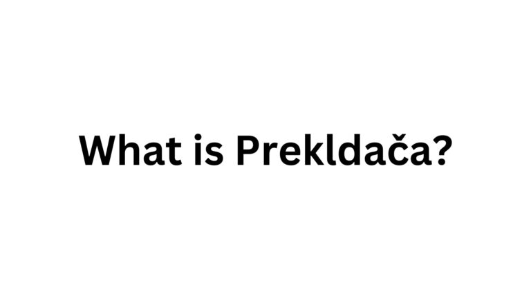 What is Prekldaca