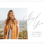 Celebrating High School Graduation with Family and Friends Basic invite GRADUATION THANK YOU